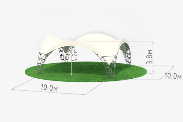 Тентовые шатры / Шатер 5x5 метров